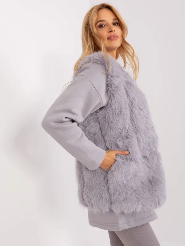 Wool Fashion Italia Vest-AT-KZ-2368.00P-gray