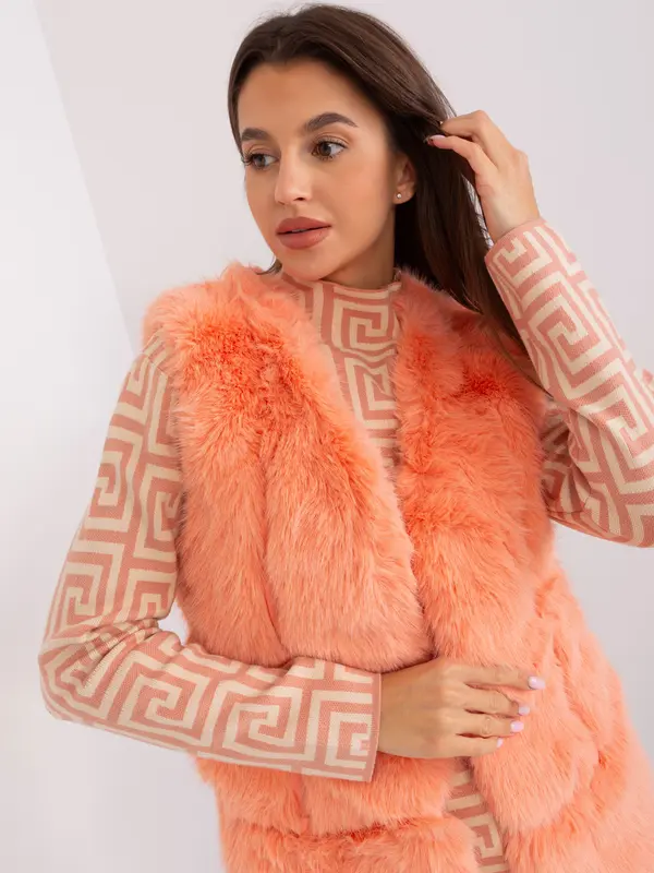 Wool Fashion Italia Vest-AT-KZ-2368.00P-Peach