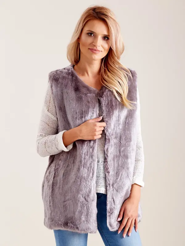 Wool Fashion Italia Vest-AT-KZ-4102-2.25P-gray