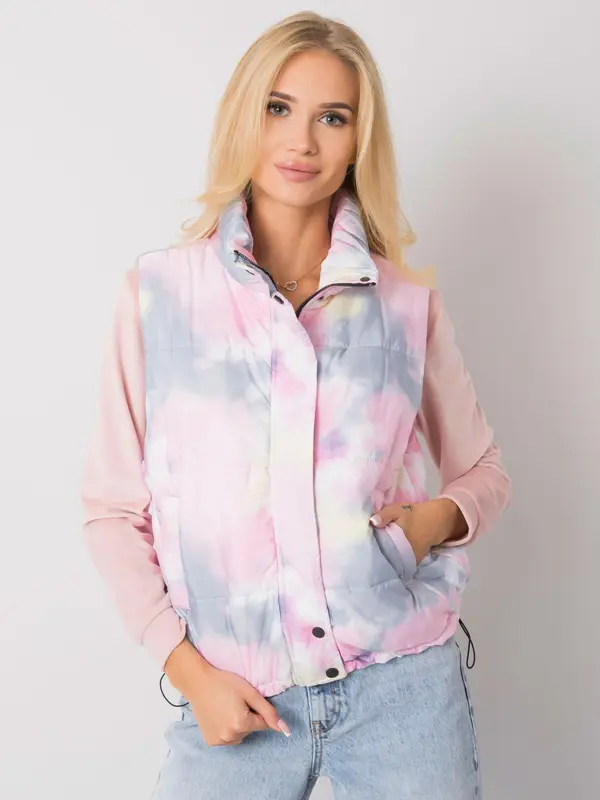 Italy Moda Vest-DHJ-KZ-1855.30X-Grey-Pink