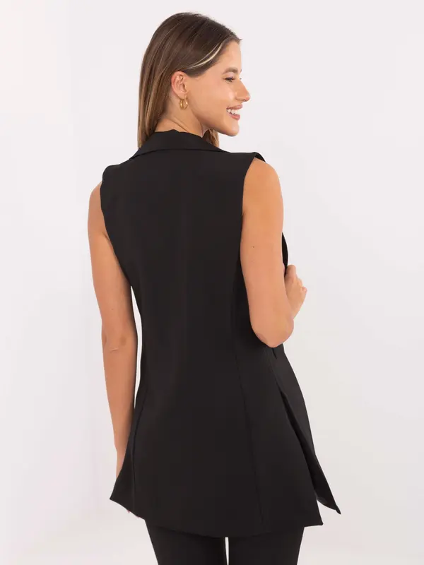 RUE PARIS Vest-IT-KZ-FL5069.84-black