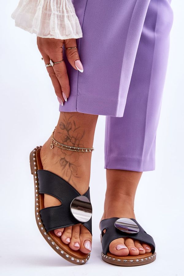 VINCEZA VINCEZA Дамски обувки с плосък ток, черни Kenley