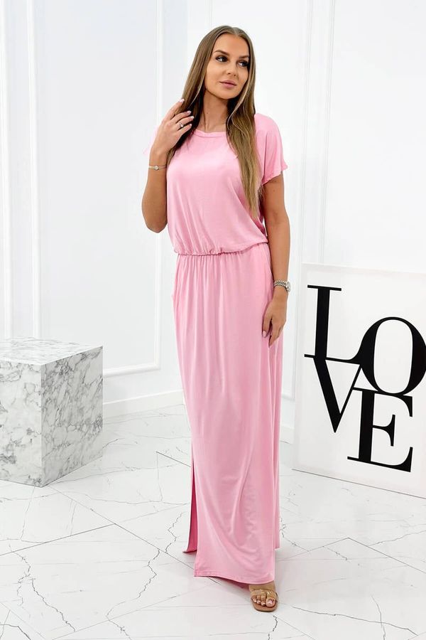Kesi Viscose dress with pockets light pink