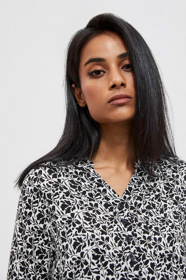 Moodo Viscose shirt with print