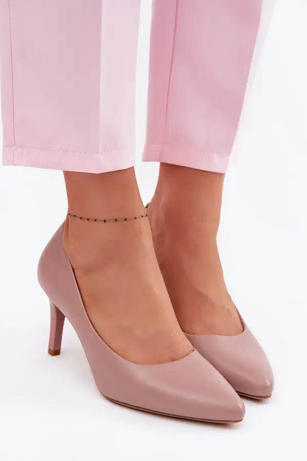 SERGIO LEONE Високи токчета от лавандула на Серджо Леоне