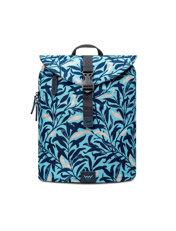 VUCH VUCH Corbin Leaves Turquoise Backpack