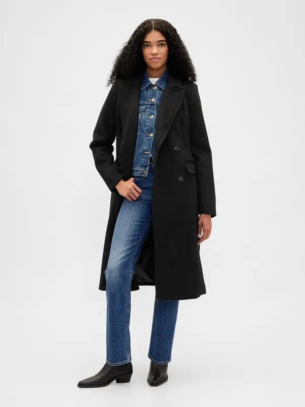 GAP Вълнено палто GAP Chesterfield