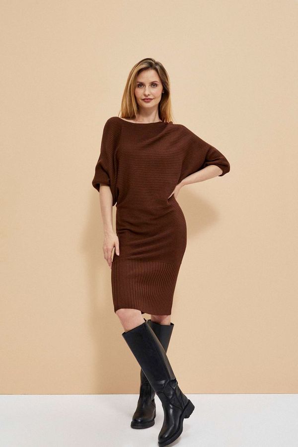 Moodo Warm dress with 3/4 sleeves