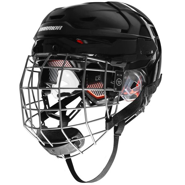 Warrior Warrior Covert CF 100 Senior black Hockey Helmet Combo, Senior