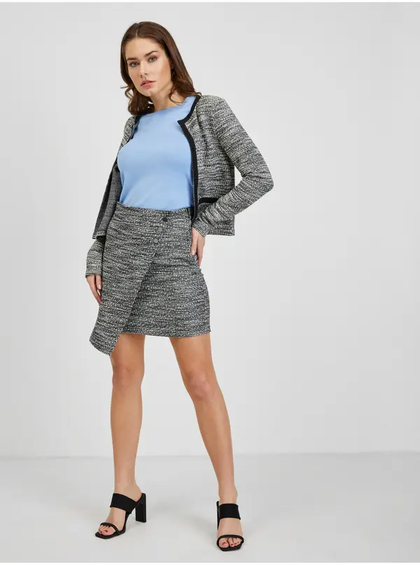 Orsay White-black women's brindle skirt ORSAY - Ladies