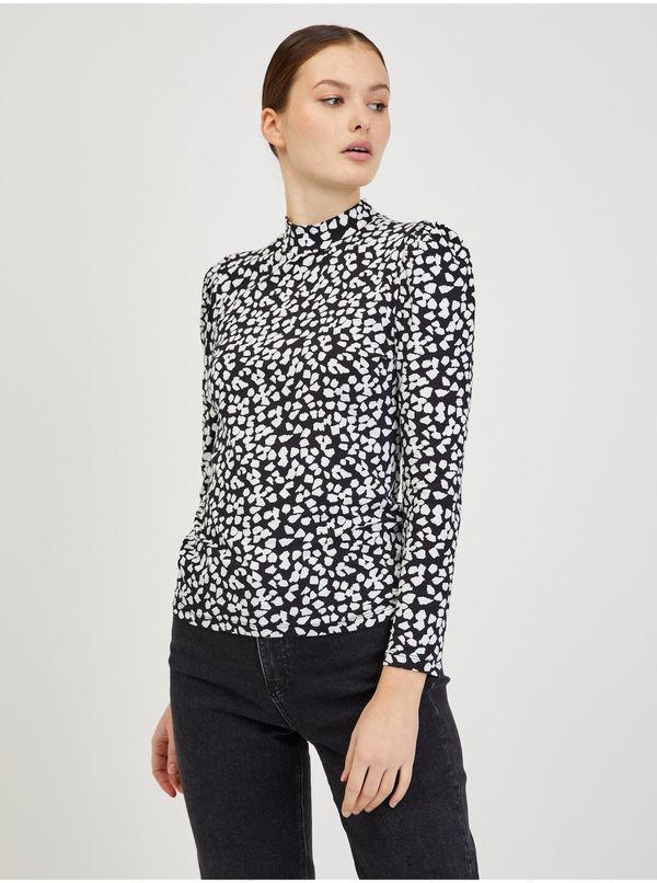 Orsay White-black women's patterned T-shirt ORSAY Paisy