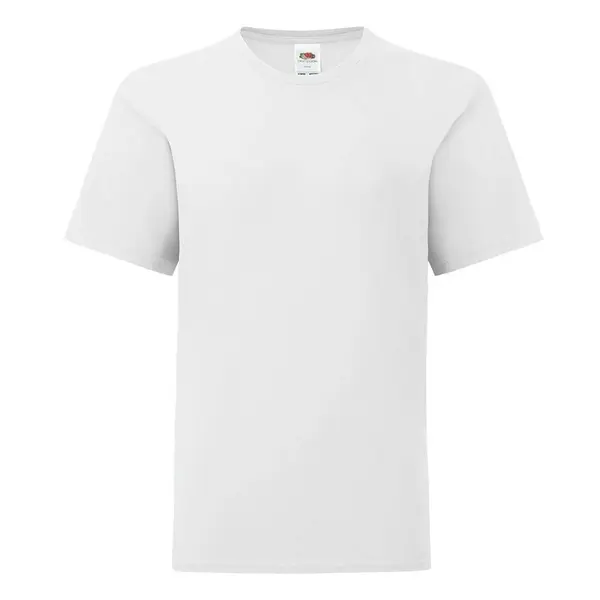 Fruit of the Loom White children's t-shirt in combed cotton Fruit of the Loom