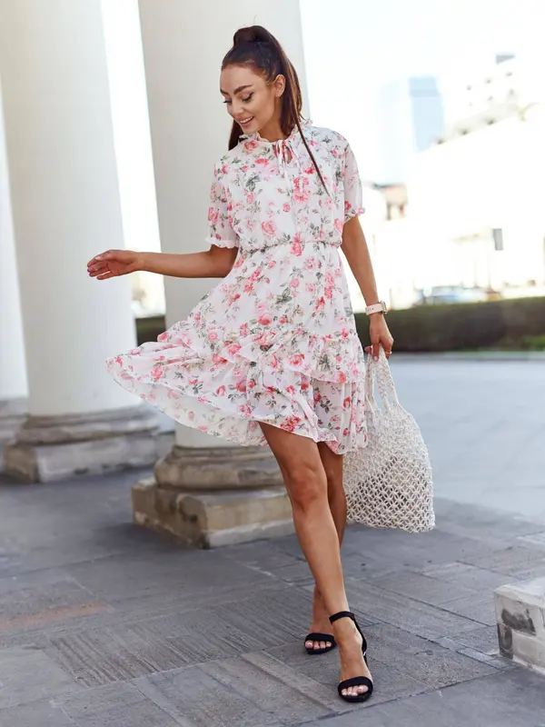 Yups White dress Yups cwd0460. R01