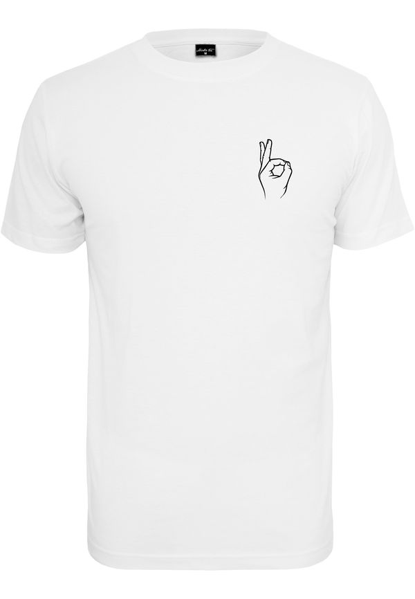 MT Men White Easy Sign T-Shirt
