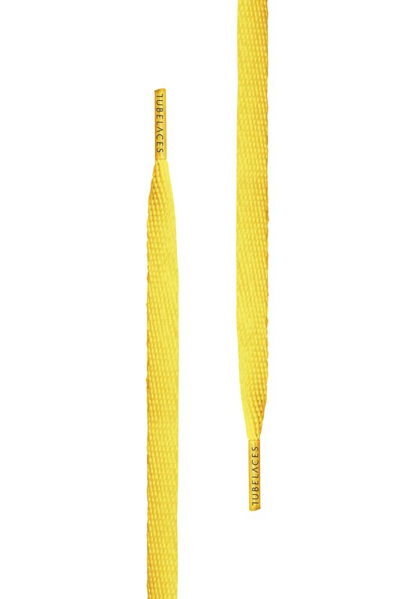 TUBELACES White Flat Lemon