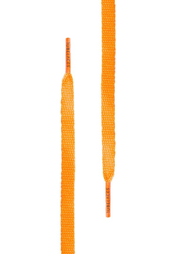 TUBELACES White Flat Non-Orange