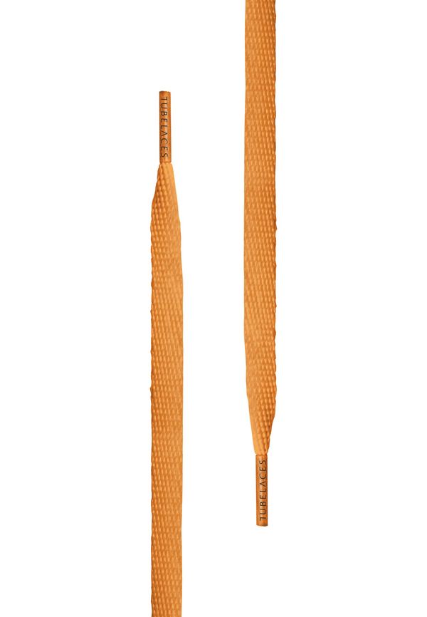 TUBELACES White Flat Orange