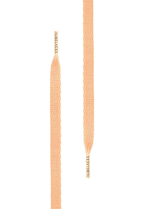 TUBELACES White flat peach