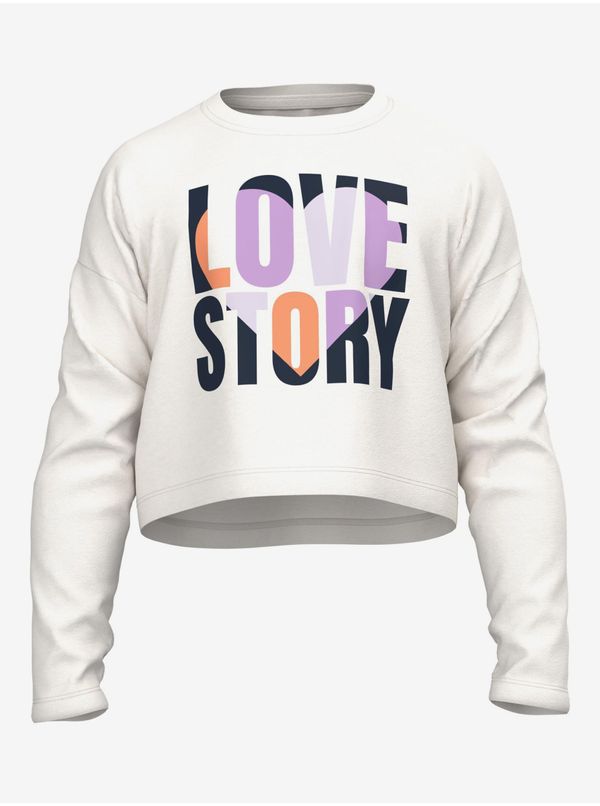 name it White girl's long-sleeved T-shirt name it Vilma - Girls