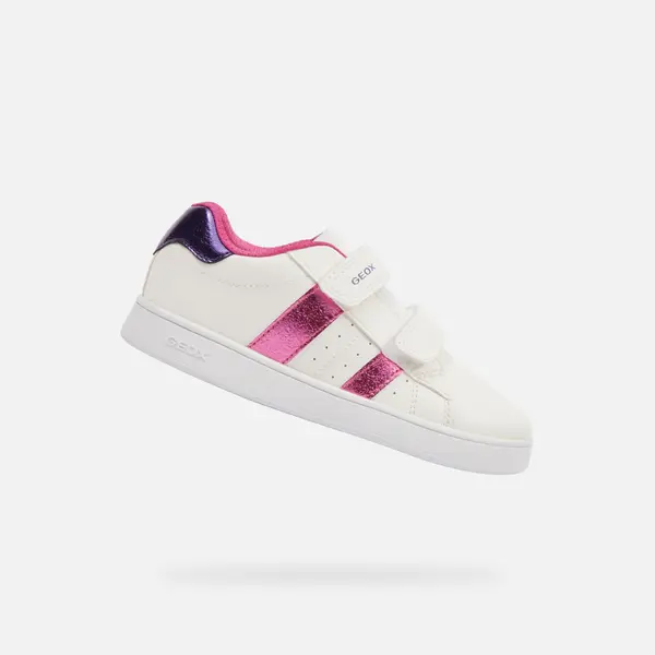 GEOX White Girls Sneakers Geox Eclyper Girl - Girls