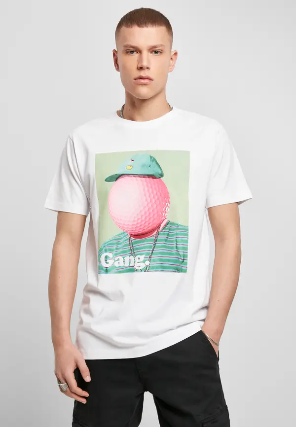 Mister Tee White Golf Gang T-Shirt