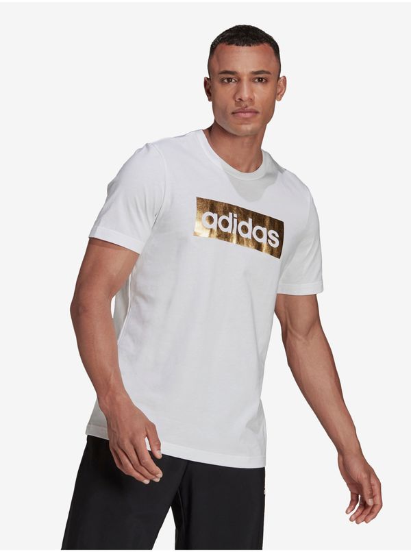 Adidas White Men T-Shirt adidas Performance - Men