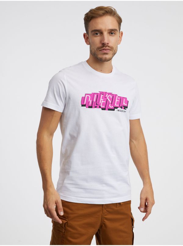 Diesel White Men's Diesel T-Shirt - Men's
