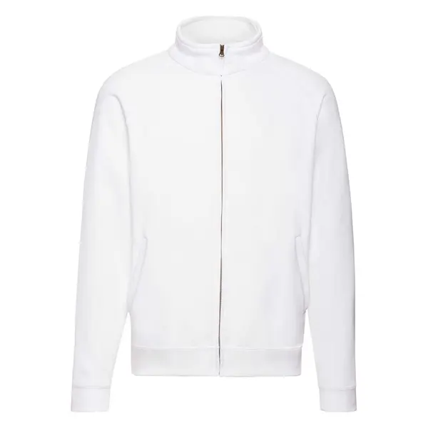 Fruit of the Loom White Men's Sweat Jacket Fruit of the Loom