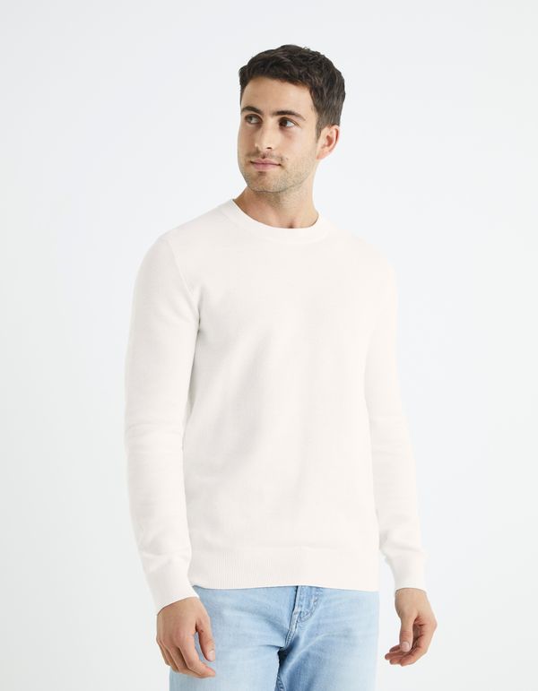 Celio White men's sweater Celio Bepic
