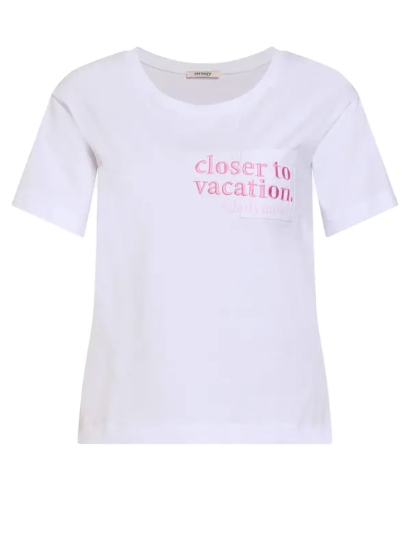 Orsay White T-shirt ORSAY - Women