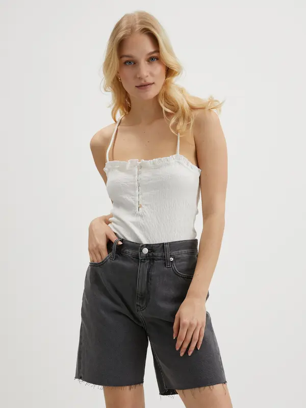 Pieces White women's body Pieces Leaf - Women's