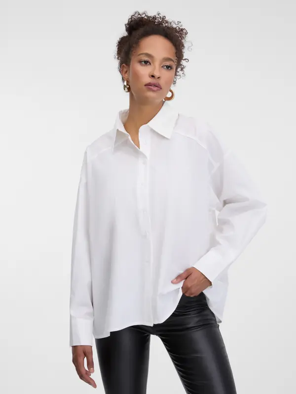 Orsay White women's oversize shirt ORSAY - Women's