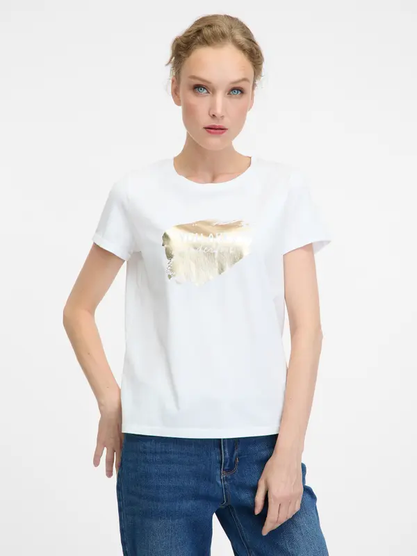 Orsay White Women's Short Sleeve T-Shirt ORSAY - Women's