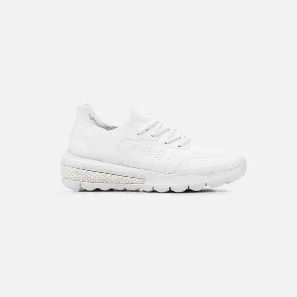 GEOX White women's sneakers Geox Spherica Actif - Women's