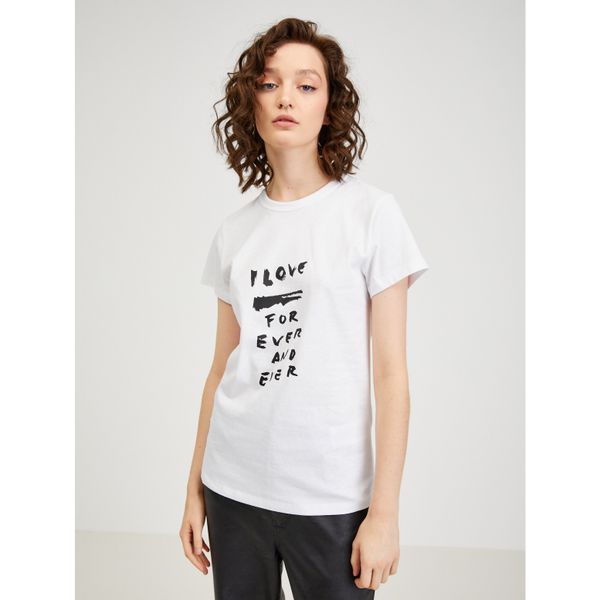 Diesel White Women's T-Shirt Diesel - Women