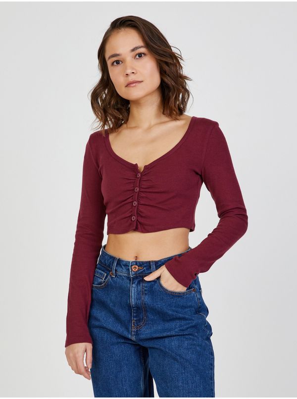 TALLY WEiJL Wine crop top TALLY WEiJL - Women