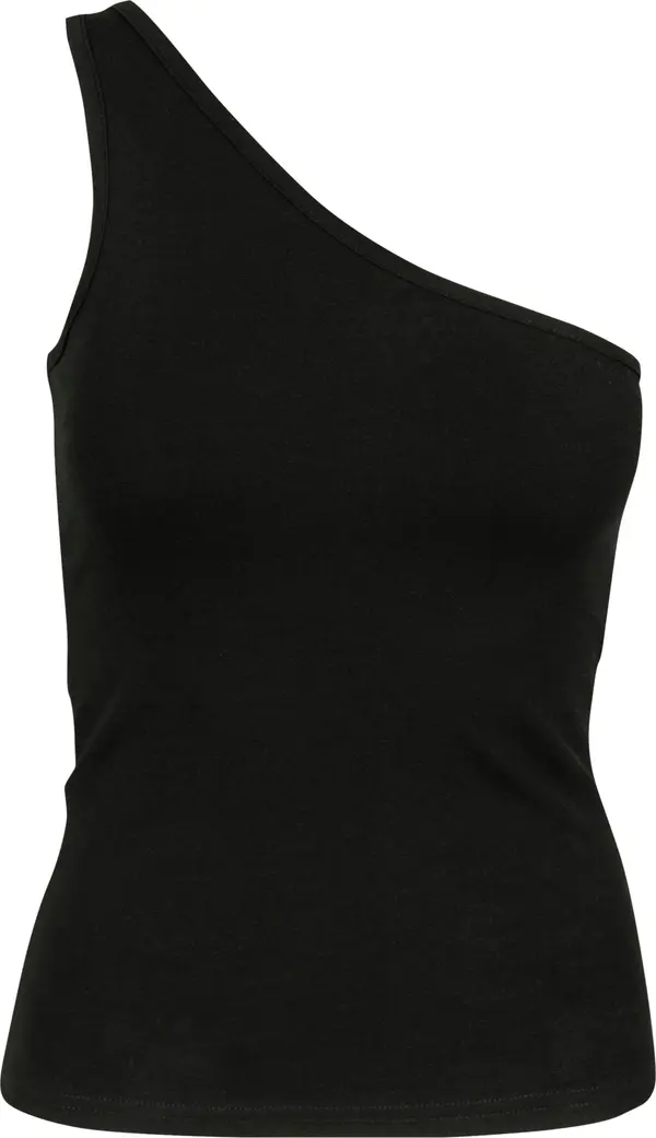 Urban Classics Women's asymmetrical top black