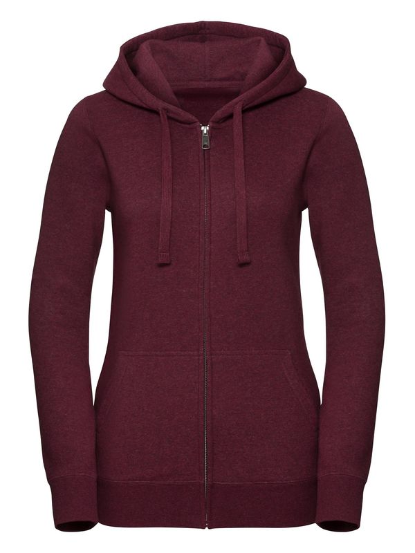 RUSSELL Women's Authentic Melange Zipped Hooded Sweat Russell