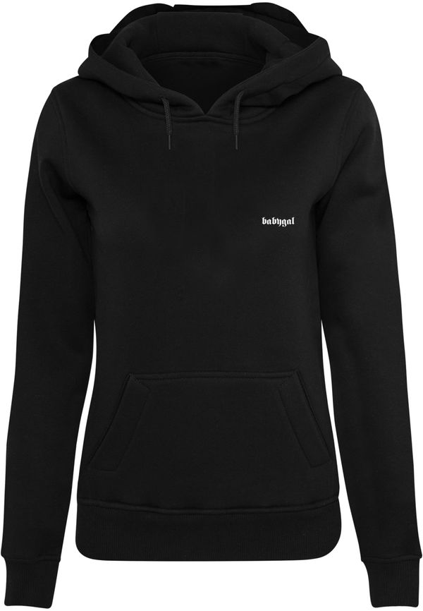 Mister Tee Women's Babygal Hoody black sweatshirt