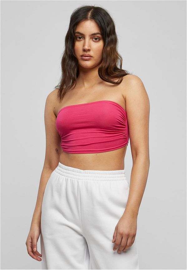 Urban Classics Women's Bandeau Top 3-pack fuchsia+fuchsia+fuchsia