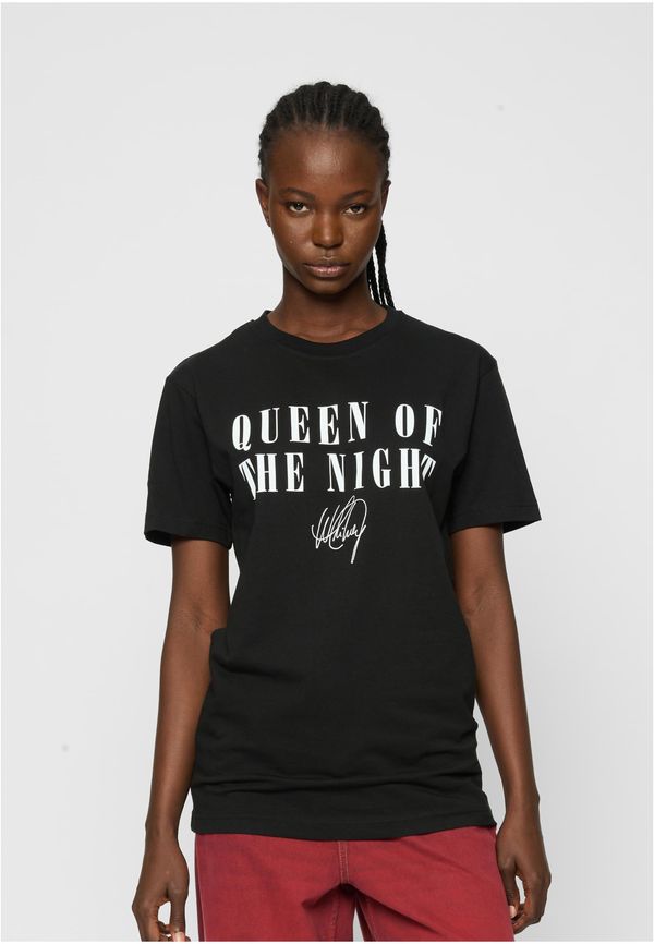 Merchcode Women's black T-shirt Whitney Queen Of The Night