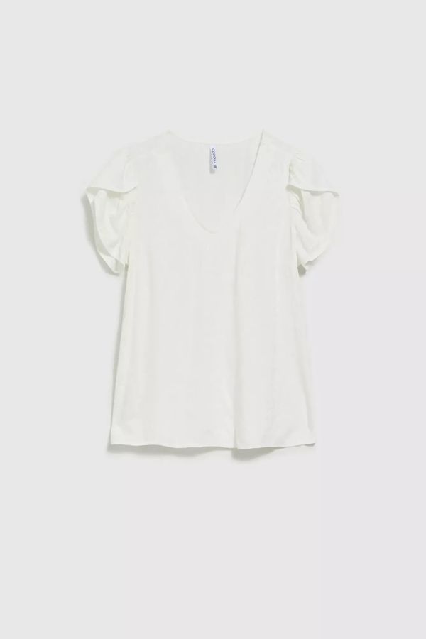 Moodo Women's blouse MOODO - ecru white