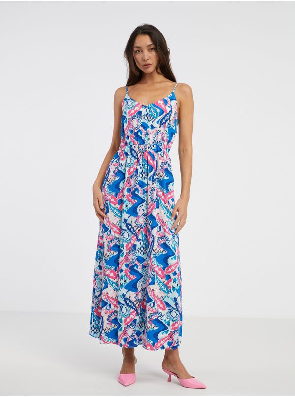 Vero Moda Women's blue patterned maxi dress VERO MODA Ussi - Women