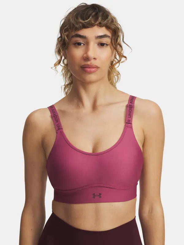 Under Armour Women's bra Under Armour UA Infinity Mid 2.0 Bra-RED - Women's