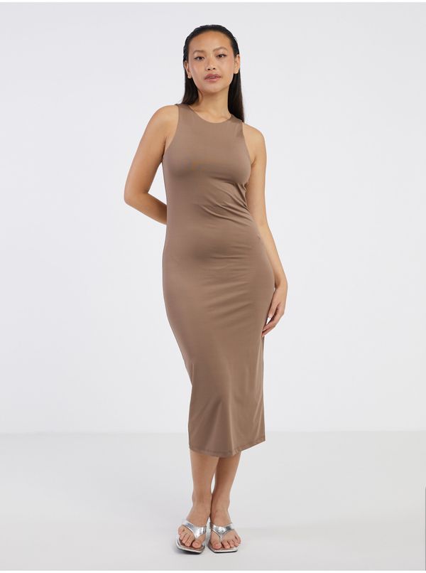 Vero Moda Women's brown dress VERO MODA Bianca - Women
