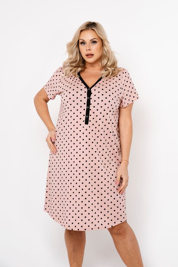 Italian Fashion Women's Buscato Short Sleeve Shirt - Print