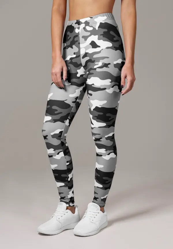 Urban Classics Women's Camo Snow Mask Leggings