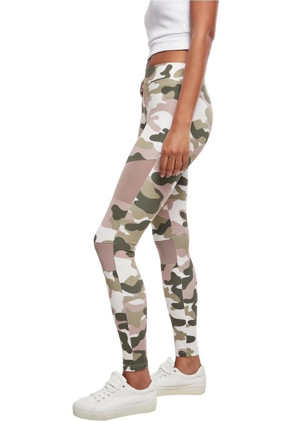 UC Ladies Women's Camo Tech Mesh Leggings Dukrose camo