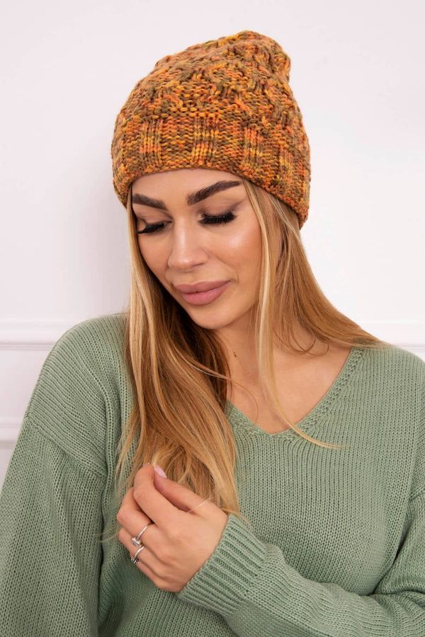 marka niezdefiniowana Women's cap Eliza K205 brown