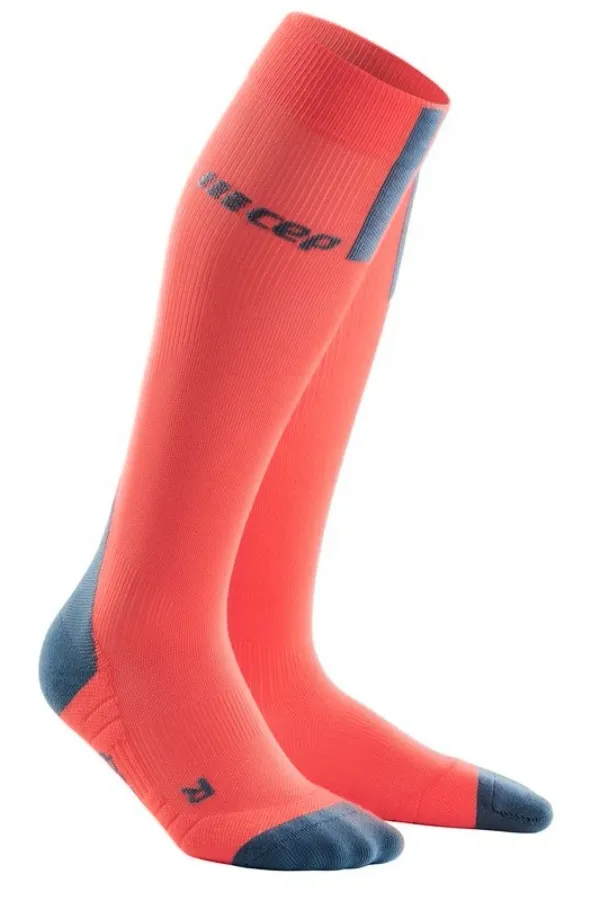 Cep Women's compression knee-high socks CEP 3.0 orange-grey, II